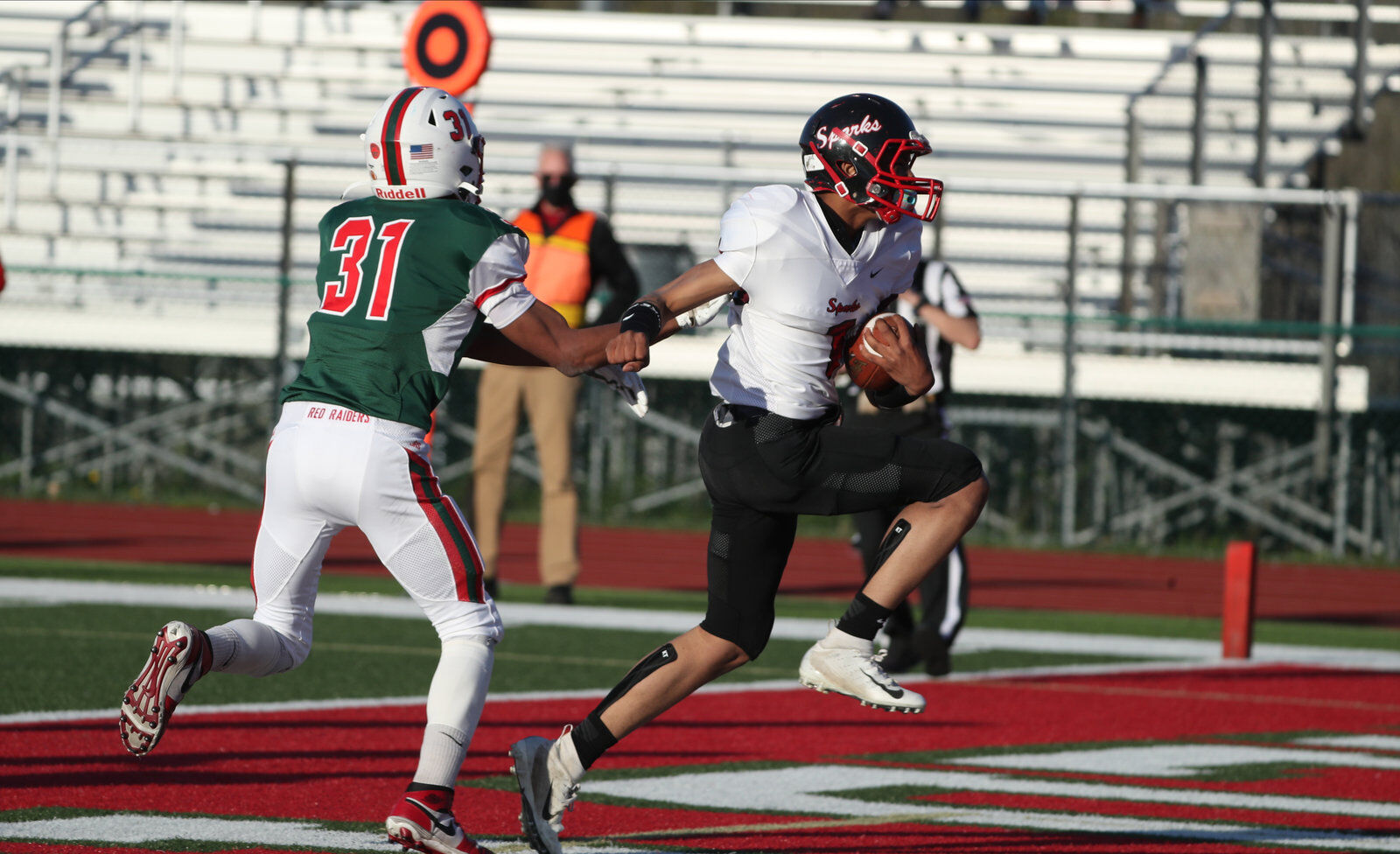 Section VI Class A football championship between Jamestown and South Park